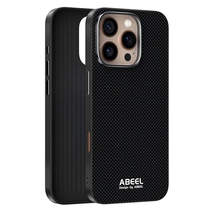 ABEEL - ABEEL iPhone 16 Pro Skal MagSafe Kompatibel Svart