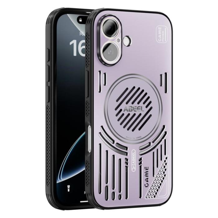 ABEEL - ABEEL iPhone 16 Skal Aluminium + PC + TPU - Rosa Lila