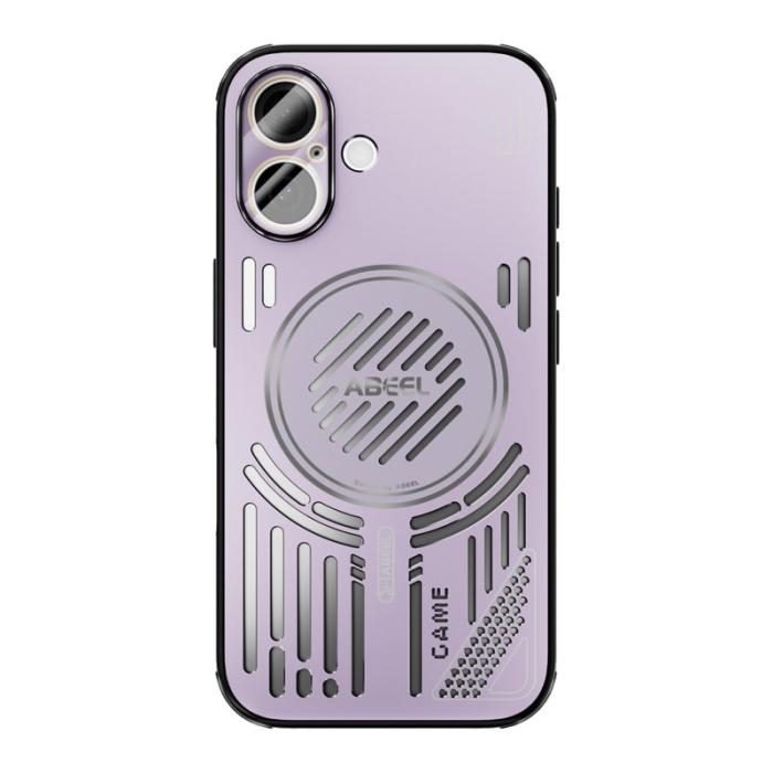 ABEEL - ABEEL iPhone 16 Skal Aluminium + PC + TPU - Rosa Lila
