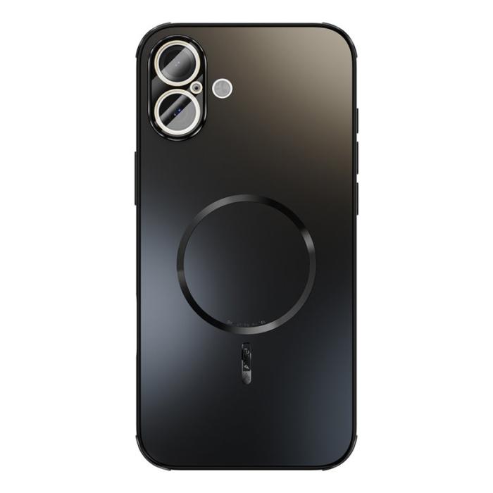 ABEEL - ABEEL iPhone 16 Skal Magnetiskt TPU PC Kylande Matt Svart