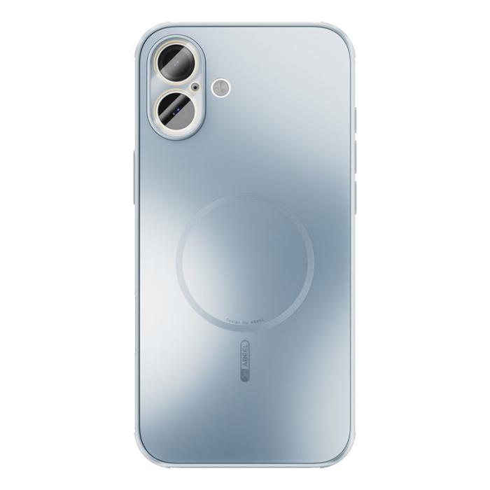 ABEEL - ABEEL iPhone 16 Skal Magnetiskt TPU PC Kylmatte Baby Blue