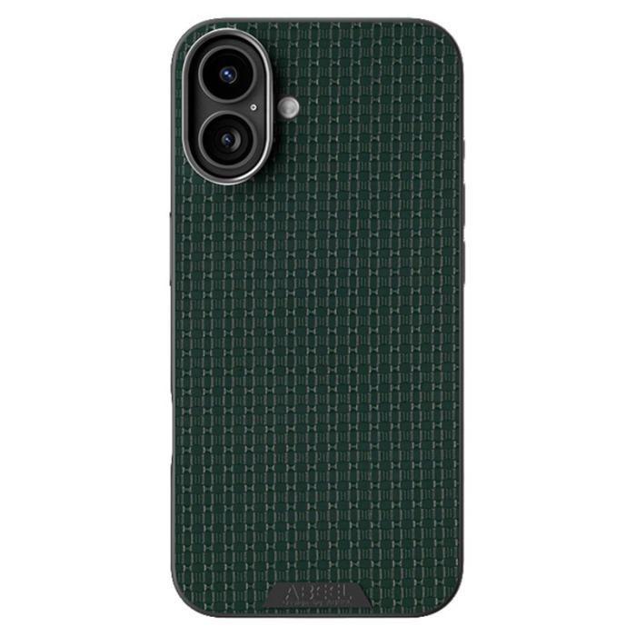 ABEEL - ABEEL iPhone 16 Skal MagSafe Texturerad Bakcover Grön