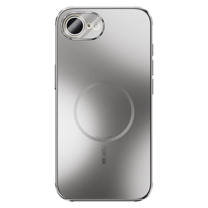 ABEEL - ABEEL iPhone 16e Magnetiskt Skal TPU PC Kyl Matte - Titan Grå