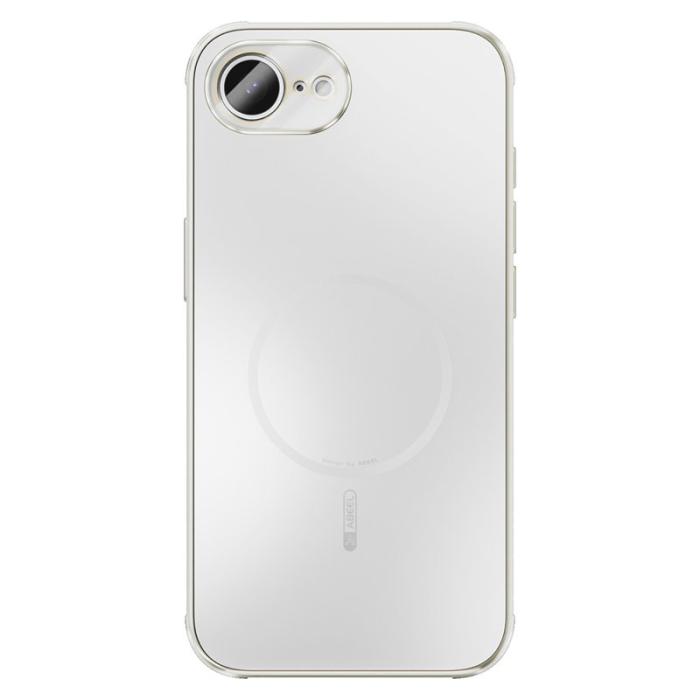 ABEEL - ABEEL iPhone 16e Magnetiskt Skal TPU PC Kylande Matt Vit