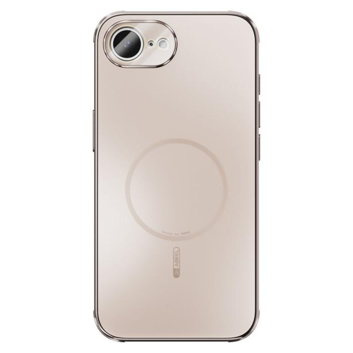 ABEEL - ABEEL iPhone 16e Skal Magnetiskt TPU PC Kyl Matte Guld