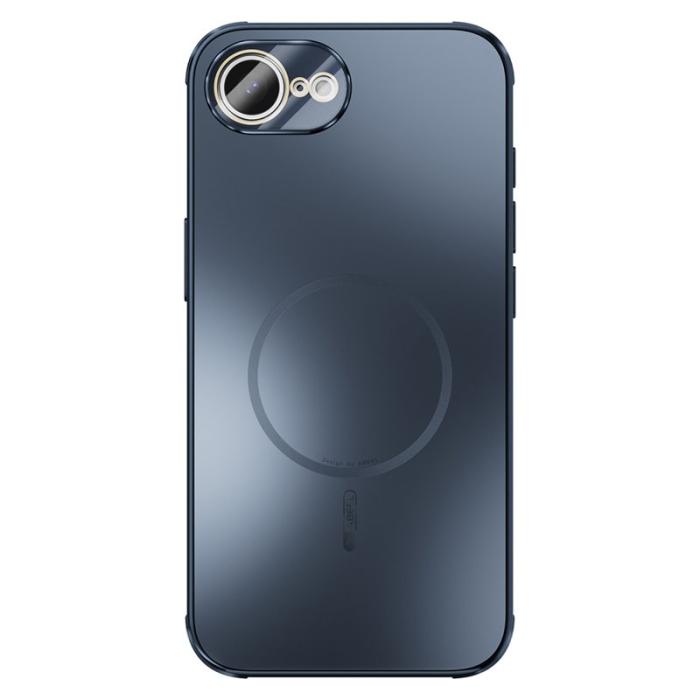 ABEEL - ABEEL iPhone 16e Skal Magnetiskt TPU PC Kylande Matt Blå
