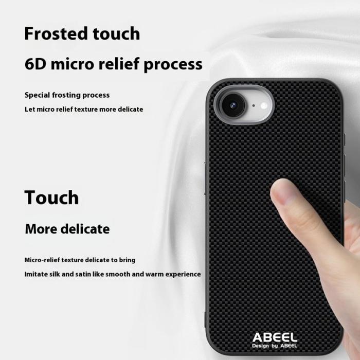 ABEEL - ABEEL iPhone 16e Skal Magnetiskt Tryckt TPU Läder Grön