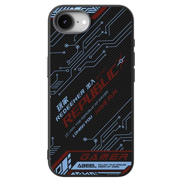 ABEEL - ABEEL iPhone 16e Skal MagSafe Kompatibel Svart TPU Aluminium