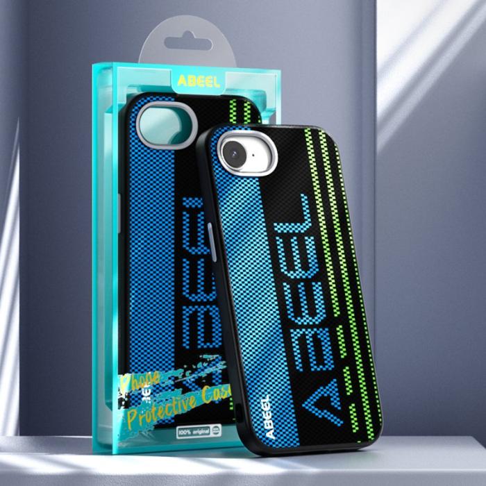 ABEEL - ABEEL iPhone 16e Skal MagSafe Kompatibel Svart TPU Aluminium