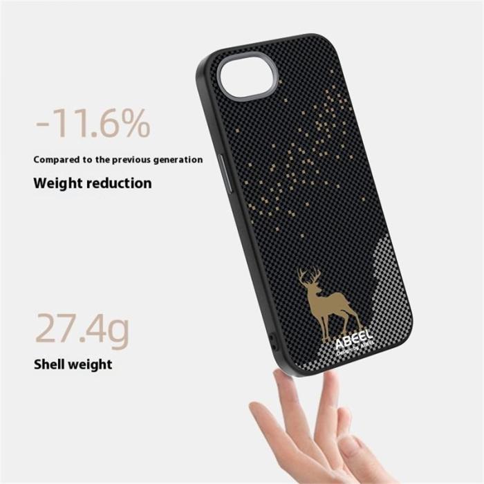 ABEEL - ABEEL iPhone 16e Skal MagSafe Ultra Slim TPU - Deer