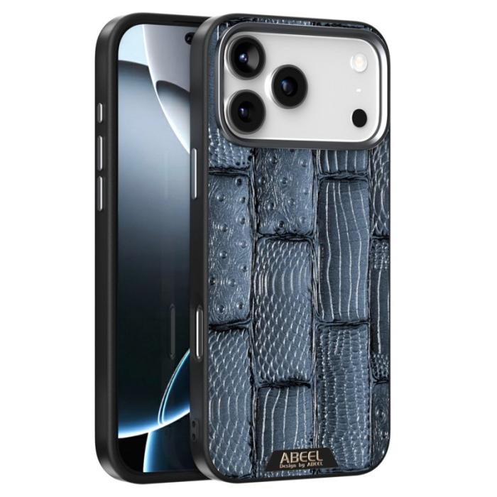 ABEEL - ABEEL iPhone 17 Pro Max Skal MagSafe Beast Textur Blå