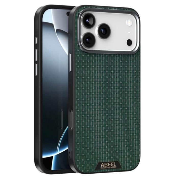 ABEEL - ABEEL iPhone 17 Pro Max Skal MagSafe Texturerad Grön