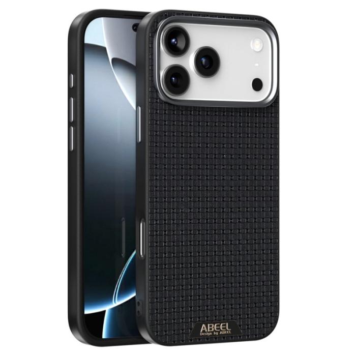 ABEEL - ABEEL iPhone 17 Pro Max Skal MagSafe Texturerad Svart