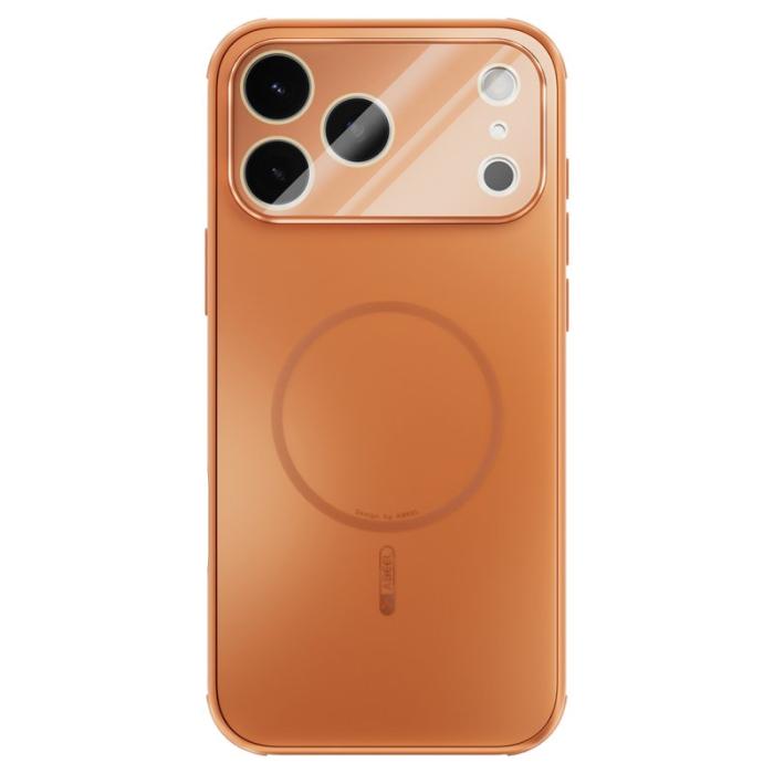 ABEEL - ABEEL iPhone 17 Pro Skal Magnetiskt TPU PC Kylande Matt Orange