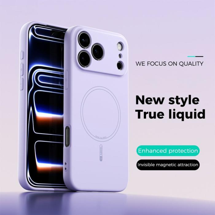 ABEEL - ABEEL iPhone 17 Pro Skal MagSafe Kompatibel Lila