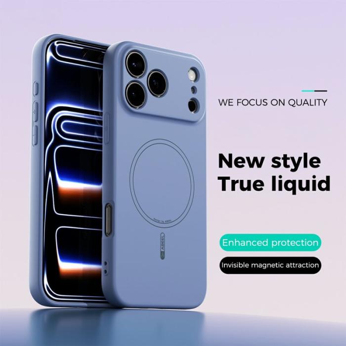 ABEEL - ABEEL iPhone 17 Pro Skal MagSafe Kompatibel Sky Blue