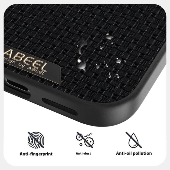 ABEEL - ABEEL iPhone 17 Pro Skal MagSafe Texturerad Bakcover - Kaffe
