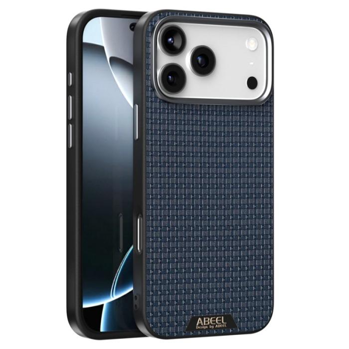 ABEEL - ABEEL iPhone 17 Pro Skal MagSafe Texturerad Blå