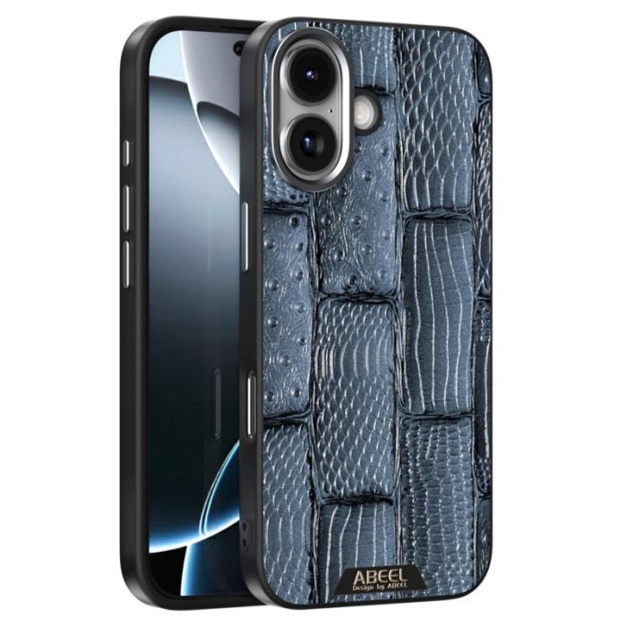 ABEEL - ABEEL iPhone 17 Skal MagSafe Beast Textur Blå