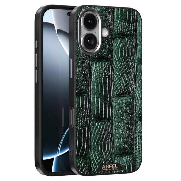 ABEEL - ABEEL iPhone 17 Skal MagSafe Beast Textur Grön