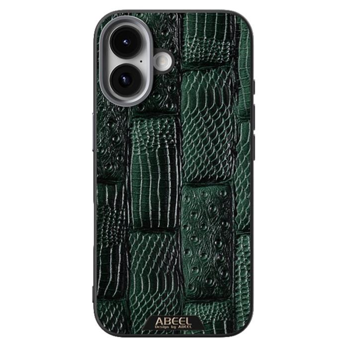 ABEEL - ABEEL iPhone 17 Skal MagSafe Beast Textur Grön