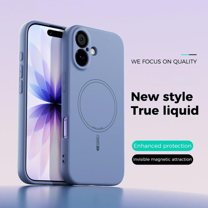 ABEEL - ABEEL iPhone 17 Skal MagSafe Kompatibel Sky Blue
