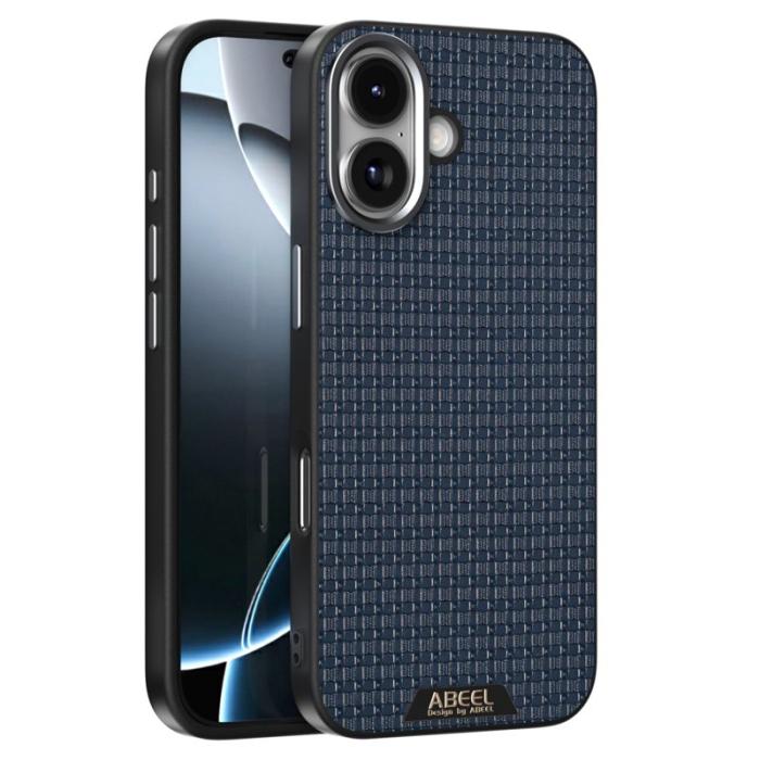 ABEEL - ABEEL iPhone 17 Skal MagSafe Texturerad Bakcover - Blå