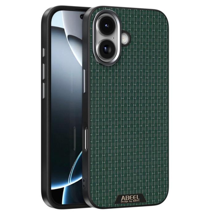 ABEEL - ABEEL iPhone 17 Skal MagSafe Texturerad Grön