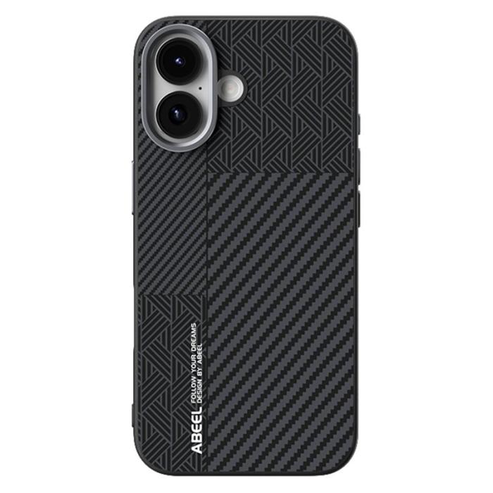 ABEEL - ABEEL iPhone 17 Skal PC TPU Aluminium PU Läder MagSafe - Textur 1