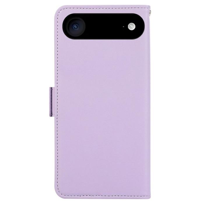 ABEEL - ABEEL iPhone Air Fodral Läder med RFID-blockering - Lila