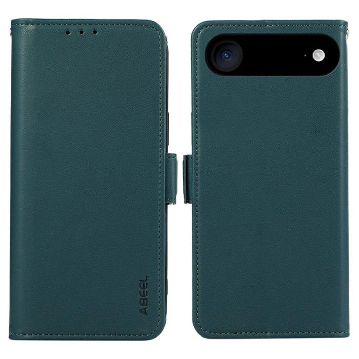 ABEEL - ABEEL iPhone Air Fodral Läder med RFID-skydd - Grön