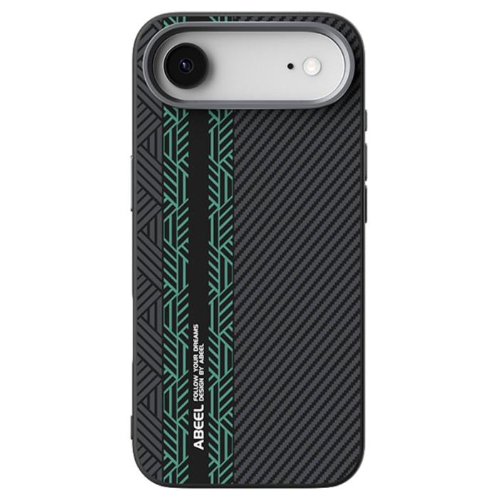 ABEEL - ABEEL iPhone Air Fodral PC + TPU + Aluminium + PU Läder - Textur 2