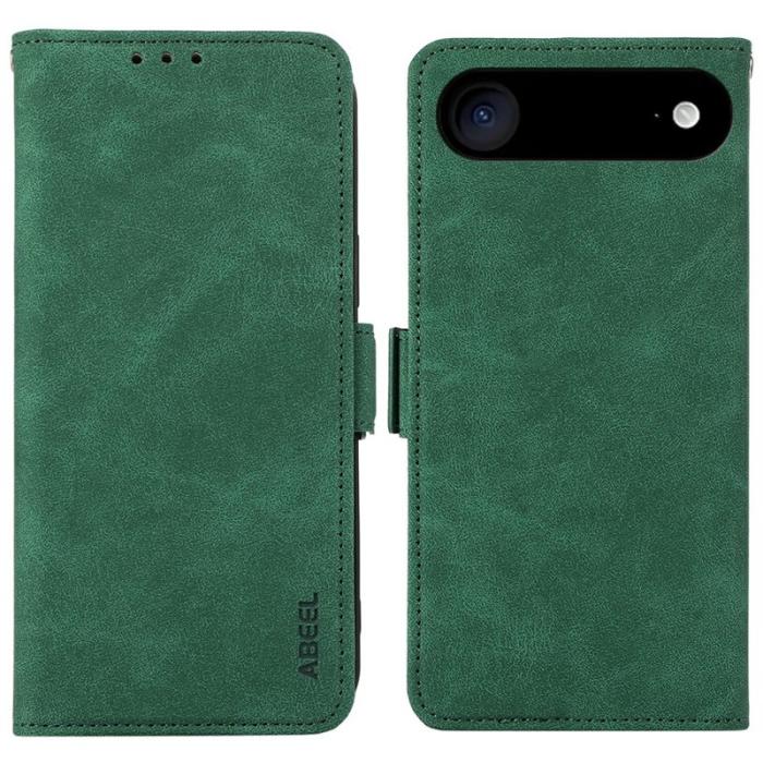 ABEEL - ABEEL iPhone Air Fodral PU Läder Folio Ställ Green