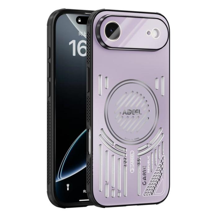 ABEEL - ABEEL iPhone Air Skal Aluminium + PC + TPU - Rosa Lila