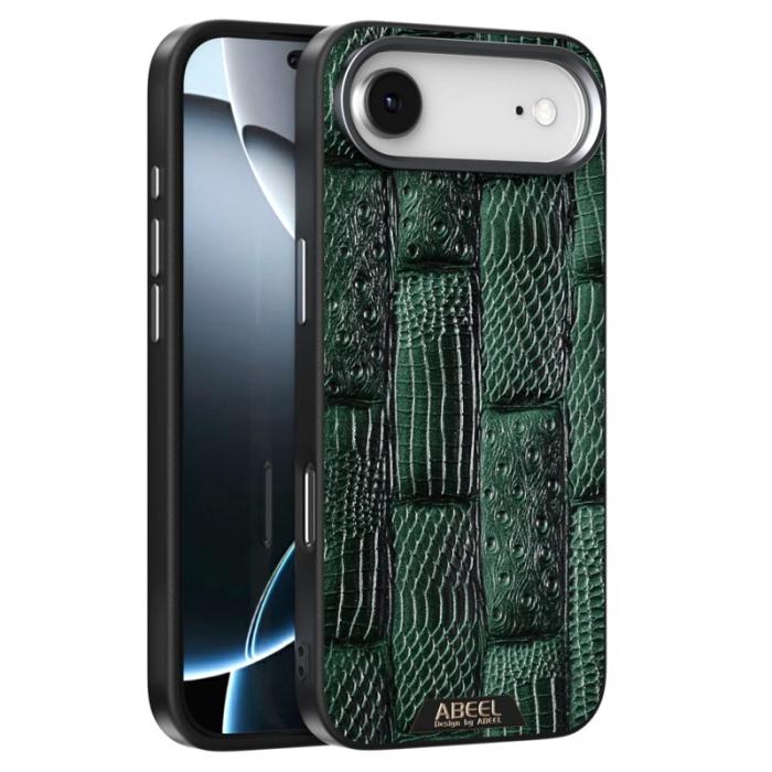 ABEEL - ABEEL iPhone Air Skal MagSafe Beast Textur Grön