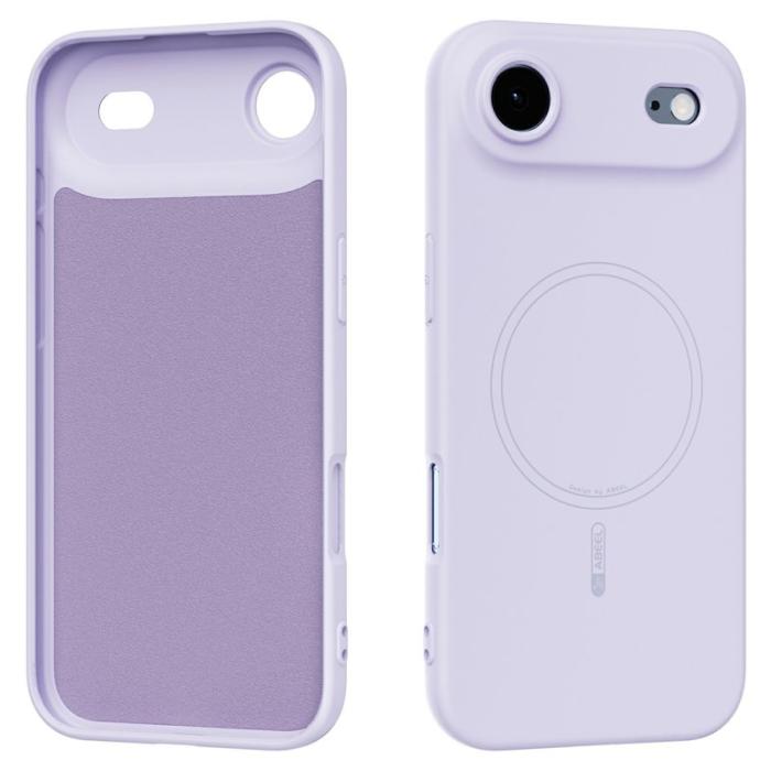 ABEEL - ABEEL iPhone Air Skal MagSafe Kompatibel Lila Silikon