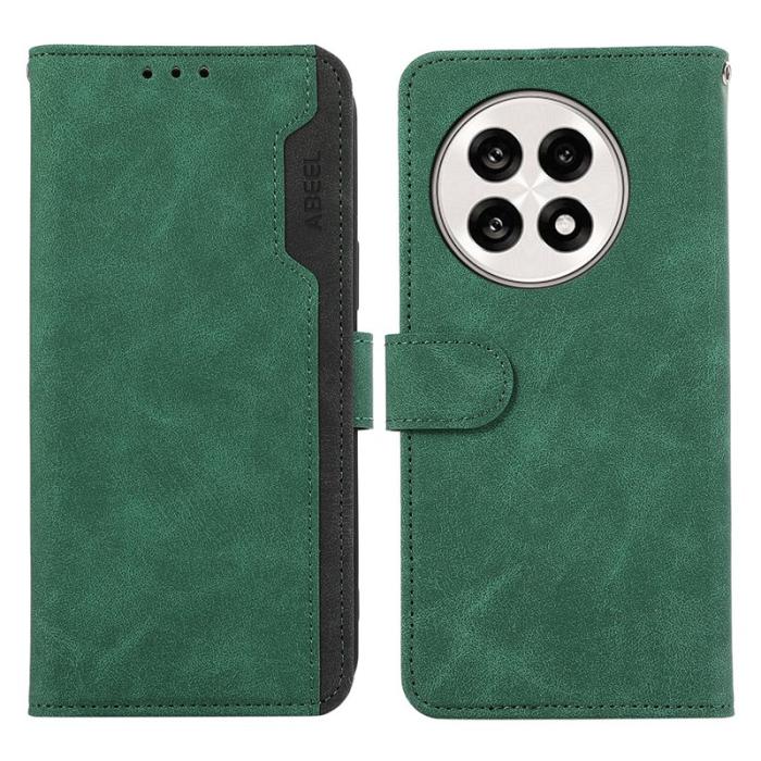 ABEEL - ABEEL Leather Case OnePlus 13R 5G Ace 5 Pro 5G Grön