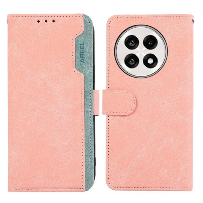 ABEEL - ABEEL Leather Case OnePlus 13R 5G Ace 5 Pro 5G Pink