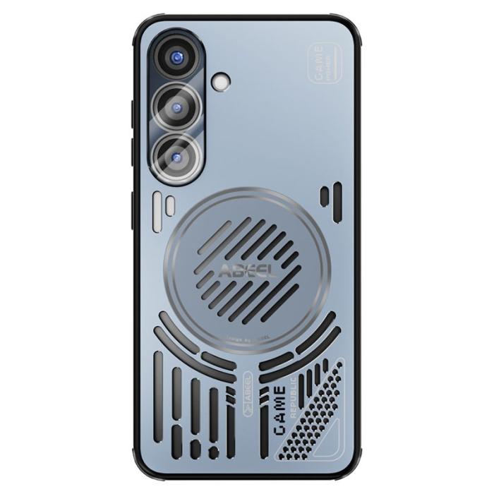 ABEEL - ABEEL Magnetic Case för Samsung Galaxy S25 Aluminium Blå