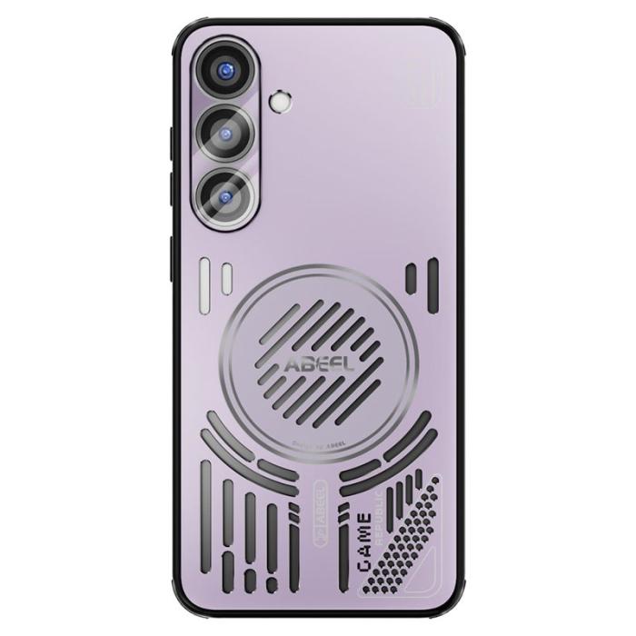 ABEEL - ABEEL Magnetic Case för Samsung Galaxy S25+ Aluminium - Rosa Lila