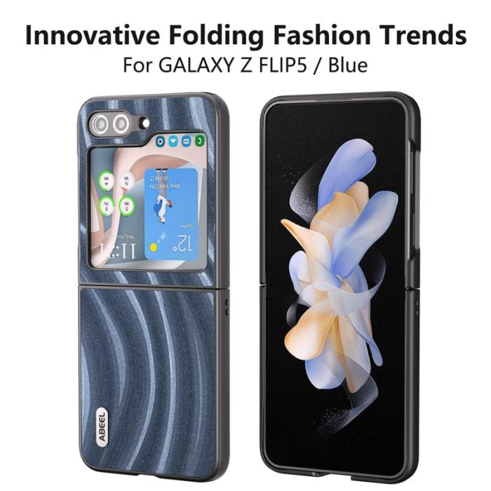 ABEEL - ABEEL Milky Way Series Skal för Samsung Galaxy Z Flip5 5G - Blå