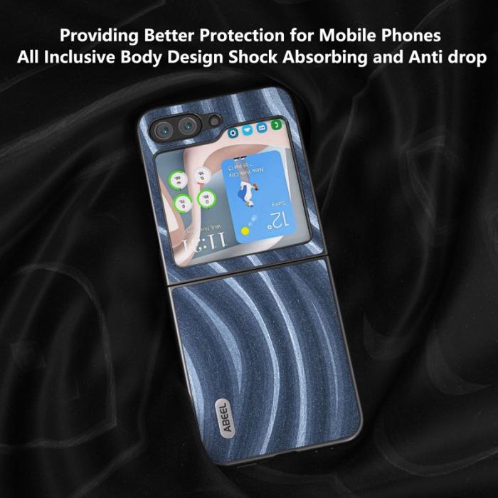 ABEEL - ABEEL Milky Way Series Skal för Samsung Galaxy Z Flip5 5G - Blå