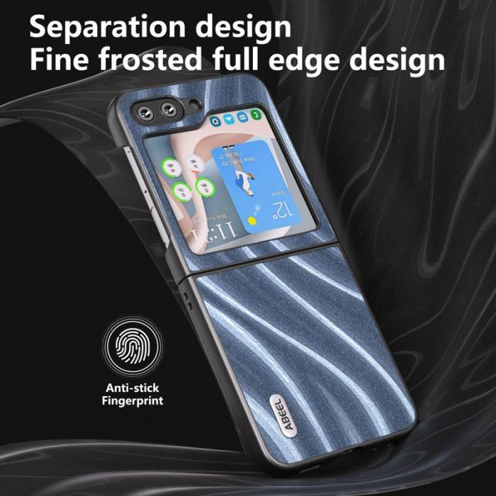 ABEEL - ABEEL Milky Way Series Skal för Samsung Galaxy Z Flip5 5G - Blå