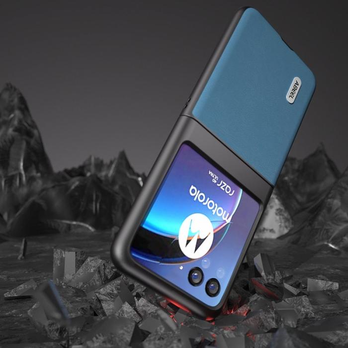 ABEEL - ABEEL Motorola Razr 40 Ultra 5G Skal Haze Textured Sky Blue