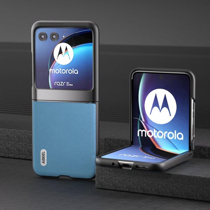 ABEEL - ABEEL Motorola Razr 40 Ultra 5G Skal Haze Textured Sky Blue