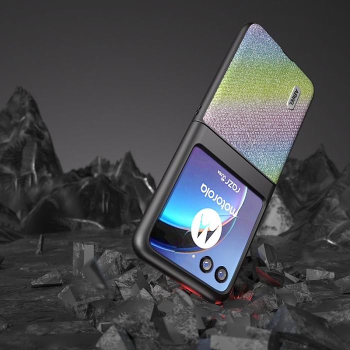 ABEEL - ABEEL Motorola Razr 40 Ultra 5G Skal PU Läder Multi-färg