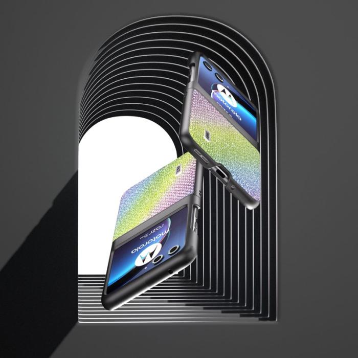 ABEEL - ABEEL Motorola Razr 40 Ultra 5G Skal PU Läder Multi-färg