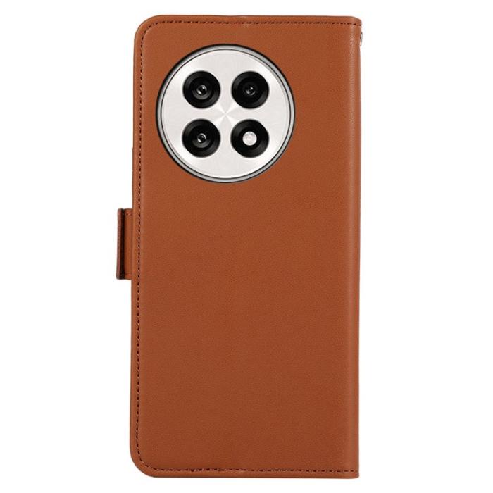 ABEEL - ABEEL OnePlus 13R 5G Fodral Läder med RFID Skydd - Brun