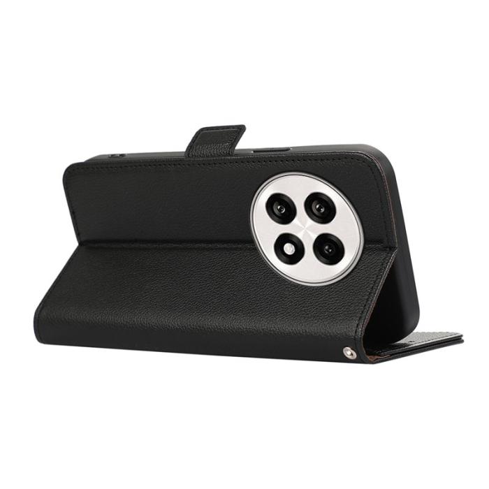 ABEEL - ABEEL Phone Case OnePlus 13R 5G Litchi Leather Black