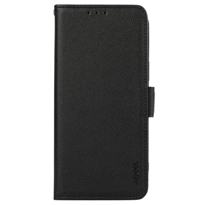 ABEEL - ABEEL Phone Case OnePlus 13R 5G Litchi Leather Black